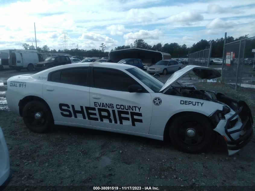 2019 DODGE CHARGER POLICE RWD - 2C3CDXAT8KH558314