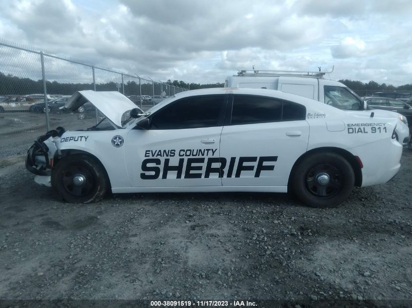 2019 DODGE CHARGER POLICE RWD - 2C3CDXAT8KH558314