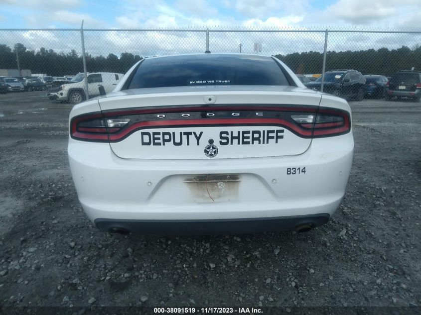 2019 DODGE CHARGER POLICE RWD - 2C3CDXAT8KH558314