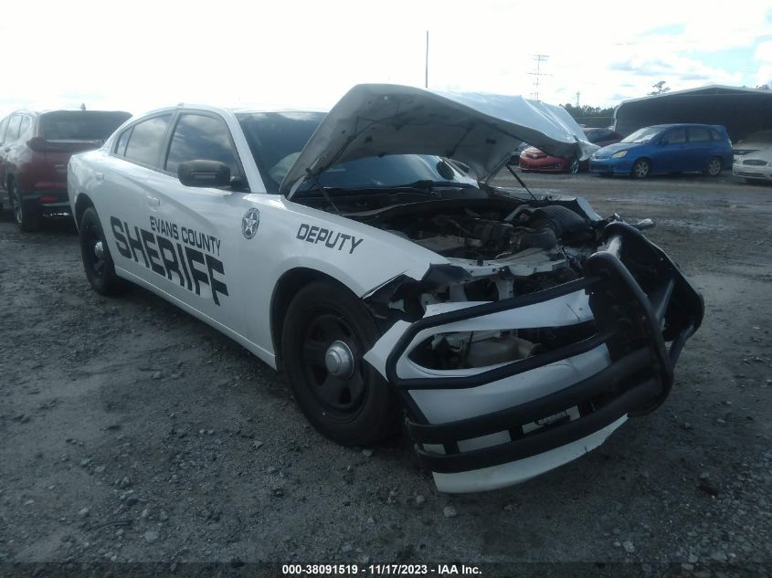 2019 DODGE CHARGER POLICE RWD - 2C3CDXAT8KH558314