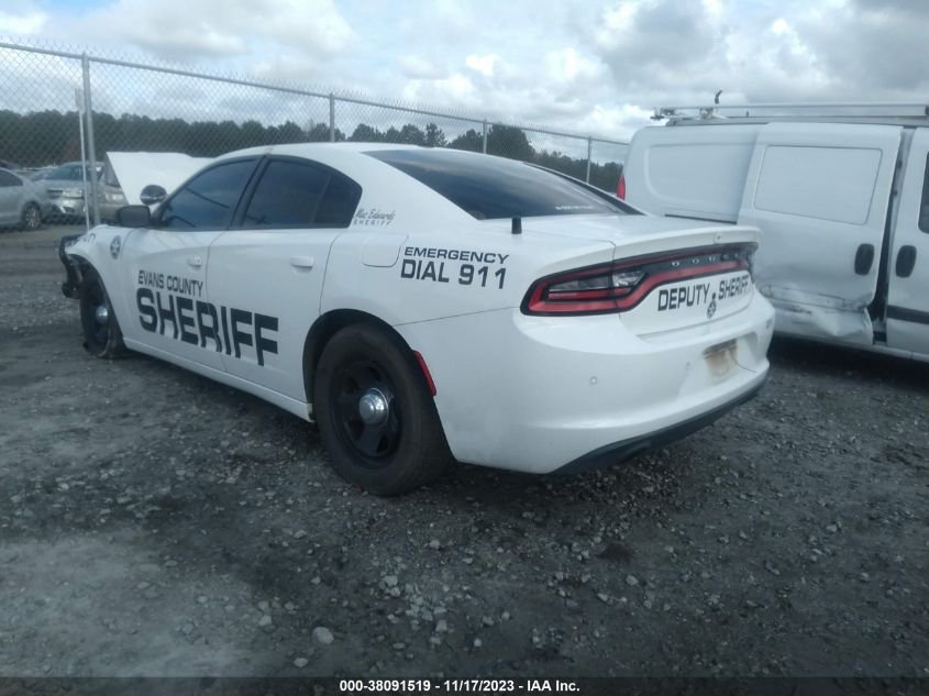 2019 DODGE CHARGER POLICE RWD - 2C3CDXAT8KH558314