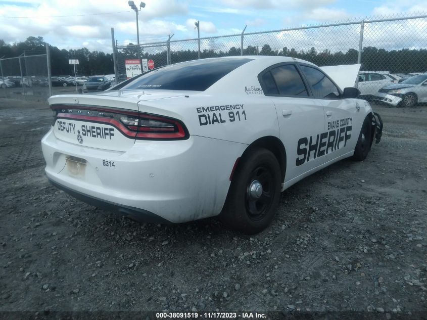 2019 DODGE CHARGER POLICE RWD - 2C3CDXAT8KH558314