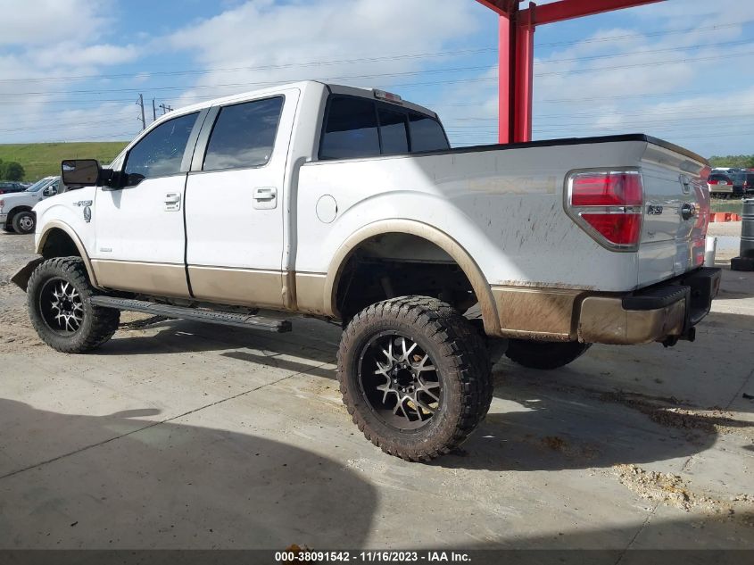 2014 FORD F-150 LARIAT - 1FTFW1ET6EKE45193