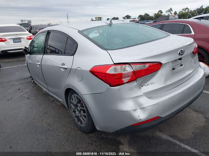 2015 KIA FORTE LX - KNAFK4A67F5416408