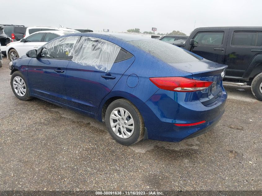 2018 HYUNDAI ELANTRA SE - 5NPD74LF1JH320209