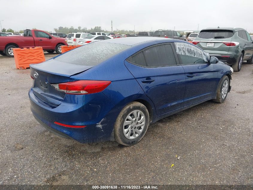 2018 HYUNDAI ELANTRA SE - 5NPD74LF1JH320209