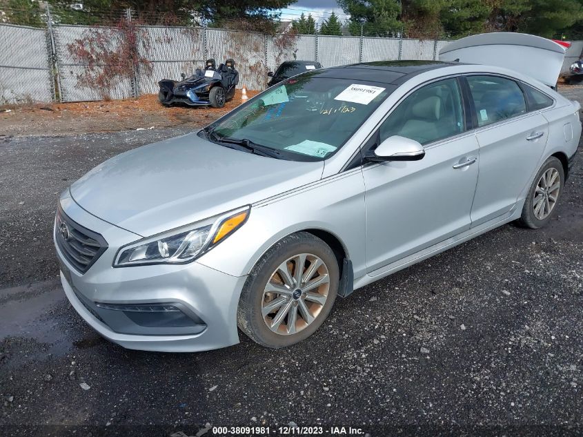 2016 HYUNDAI SONATA LIMITED - 5NPE34AF3GH388572