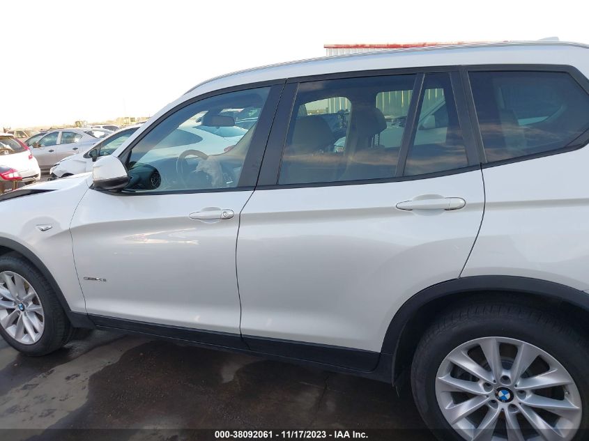 2017 BMW X3 SDRIVE28I - 5UXWZ7C30H0X41404