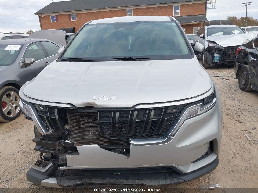2022 KIA CARNIVAL MPV LX SEAT PACKAGE KNDNB4H37N6157583