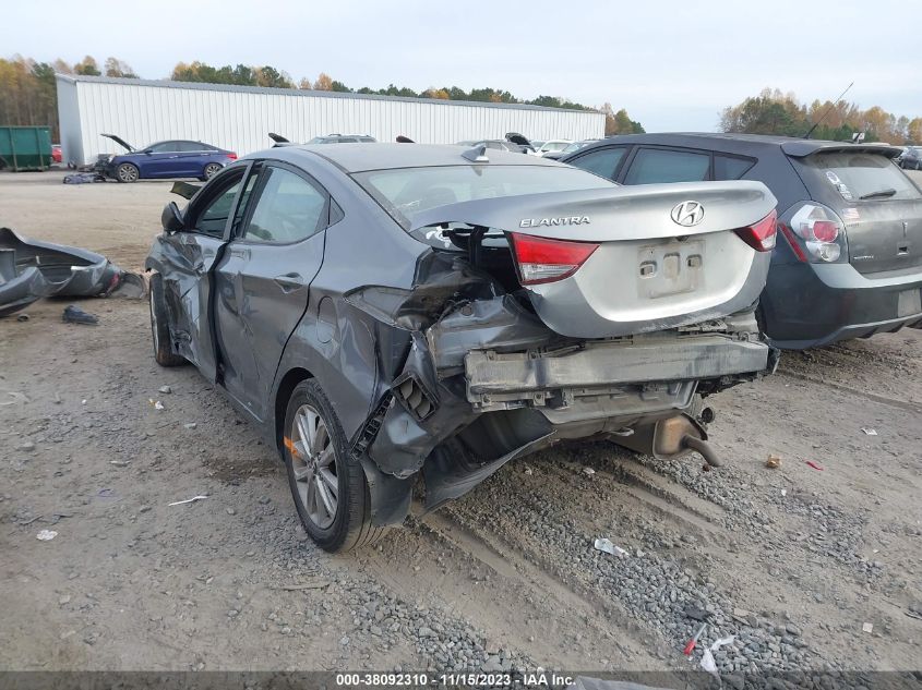 2016 HYUNDAI ELANTRA SE/SPORT/LIMITED - KMHDH4AE1GU572088