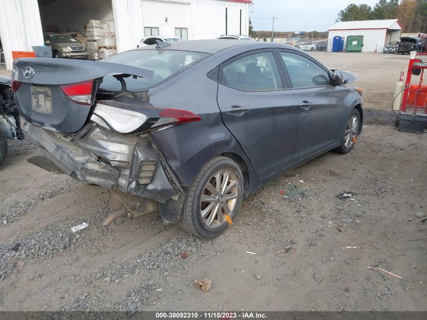 2016 HYUNDAI ELANTRA SE/SPORT/LIMITED - KMHDH4AE1GU572088
