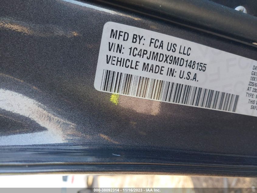 2021 JEEP CHEROKEE LIMITED 4X4 - 1C4PJMDX9MD148155