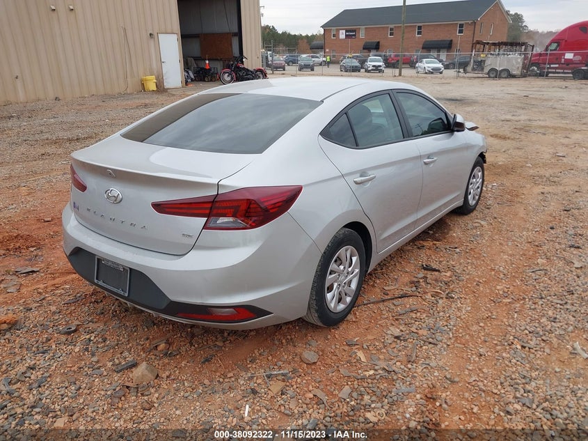 VIN 5NPD74LF6KH476411 2019 HYUNDAI ELANTRA SE