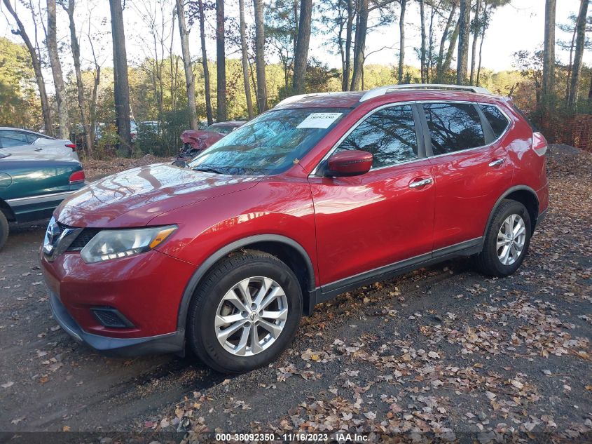 2016 NISSAN ROGUE S/SL/SV - KNMAT2MT4GP652357