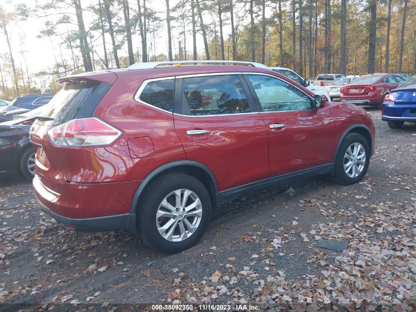 2016 NISSAN ROGUE S/SL/SV - KNMAT2MT4GP652357