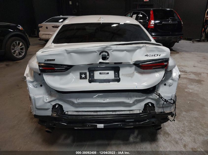 2022 BMW 430I XDRIVE WBA73AP07NCK99264