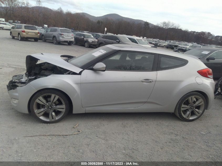 2013 HYUNDAI VELOSTER BASE W/BLACK - KMHTC6AD4DU118149