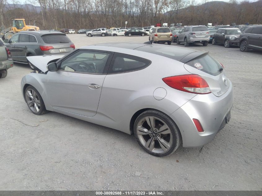 2013 HYUNDAI VELOSTER BASE W/BLACK - KMHTC6AD4DU118149