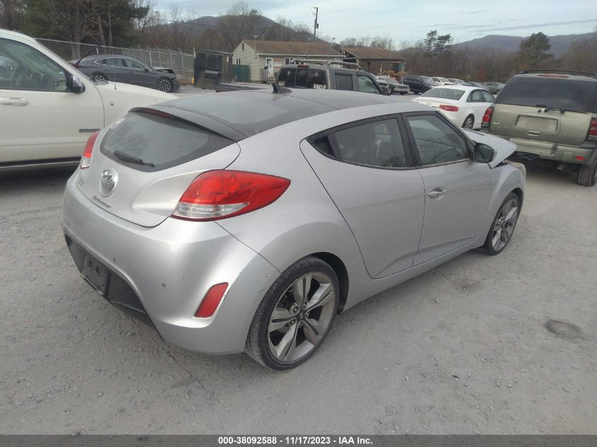 2013 HYUNDAI VELOSTER BASE W/BLACK - KMHTC6AD4DU118149