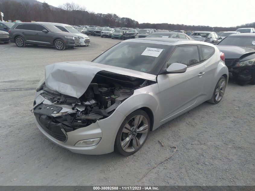 2013 HYUNDAI VELOSTER BASE W/BLACK - KMHTC6AD4DU118149