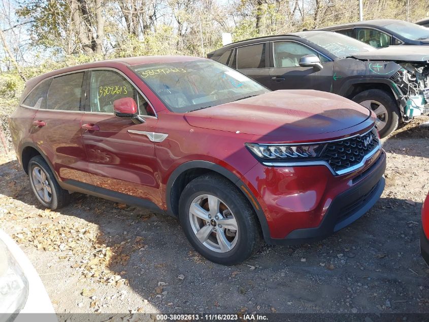 2022 KIA SORENTO LX - 5XYRGDLCXNG099847