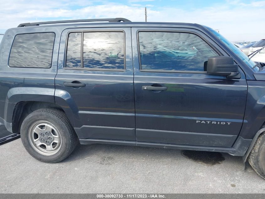 2014 JEEP PATRIOT SPORT - 1C4NJPBB5ED912830