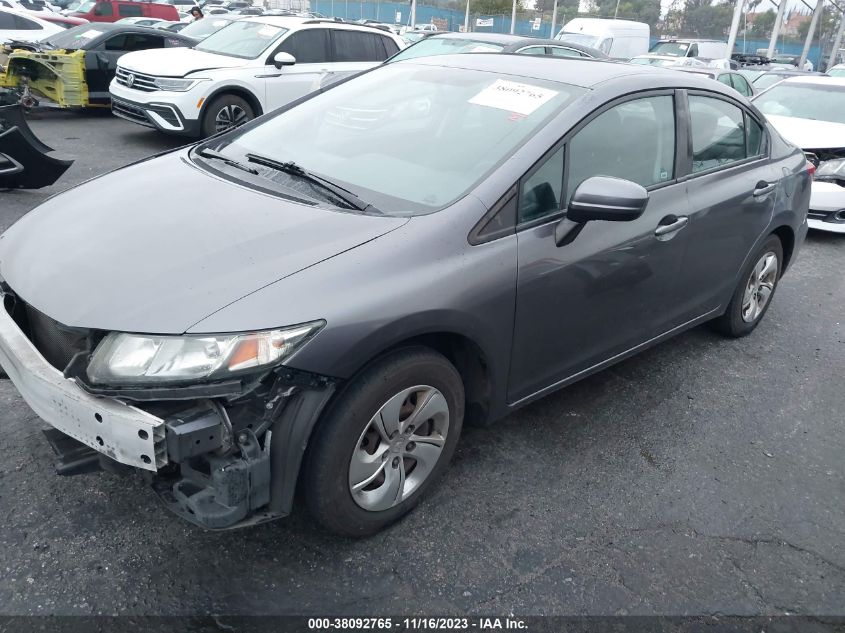 2015 HONDA CIVIC LX - 2HGFB2F55FH544163