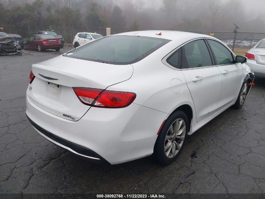 2015 CHRYSLER 200 C - 1C3CCCCB2FN545409