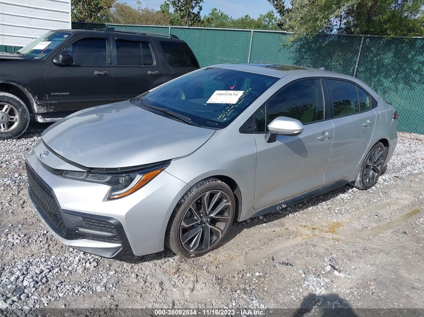 VIN JTDP4MCE1MJ053923 2021 TOYOTA COROLLA SE