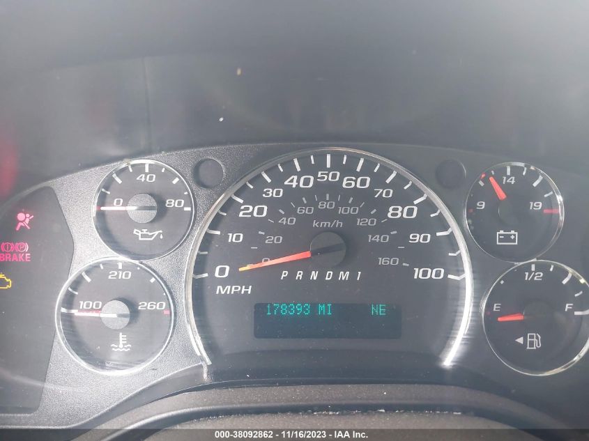 2013 CHEVROLET EXPRESS 2500 WORK VAN 1GCWGFFA1D1146013