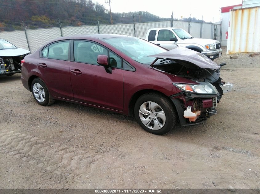 2013 HONDA CIVIC LX - 2HGFB2F51DH555416
