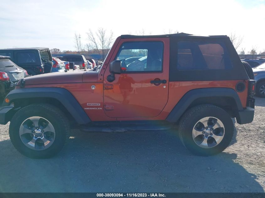 2014 JEEP WRANGLER SPORT 1C4AJWAG0EL271338