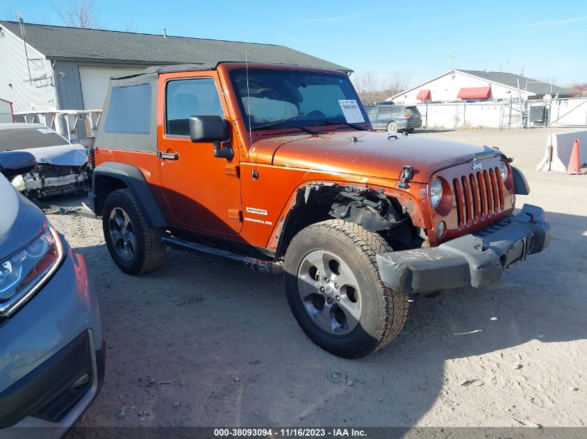 2014 JEEP WRANGLER SPORT 1C4AJWAG0EL271338