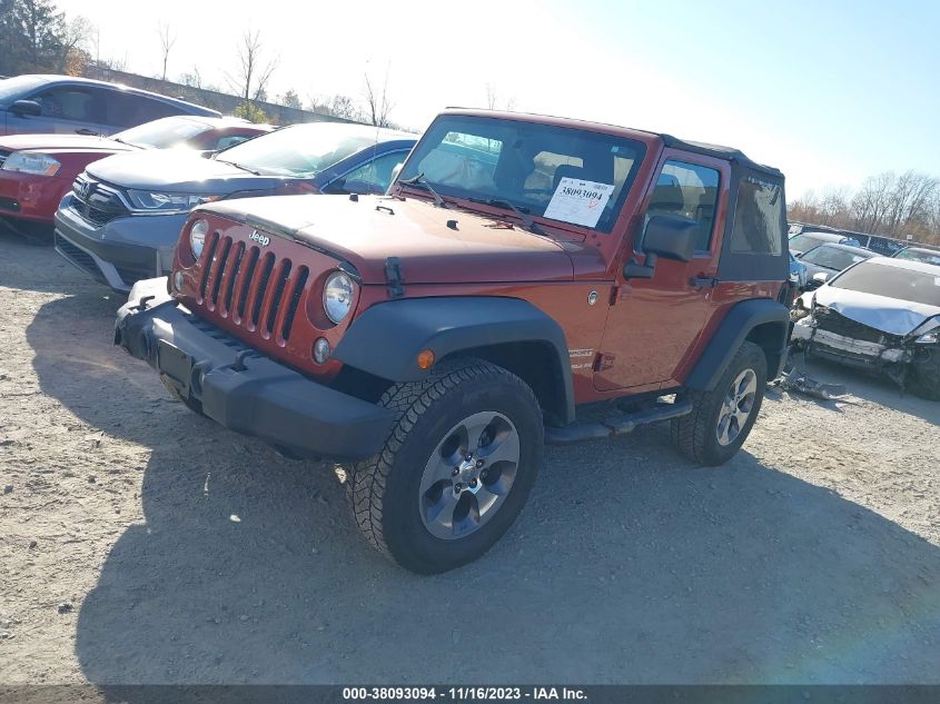2014 JEEP WRANGLER SPORT 1C4AJWAG0EL271338