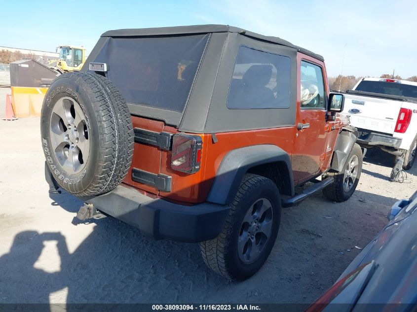 2014 JEEP WRANGLER SPORT 1C4AJWAG0EL271338