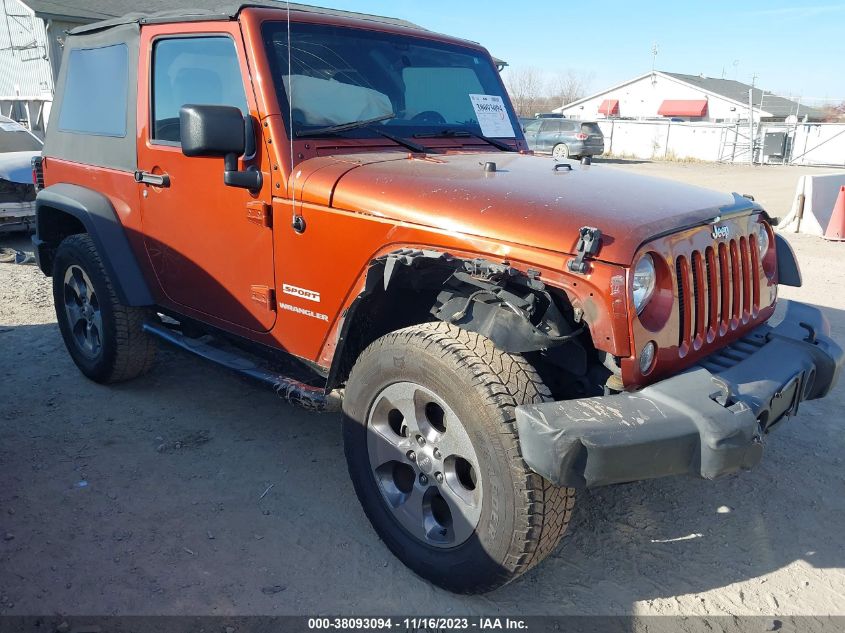 2014 JEEP WRANGLER SPORT 1C4AJWAG0EL271338