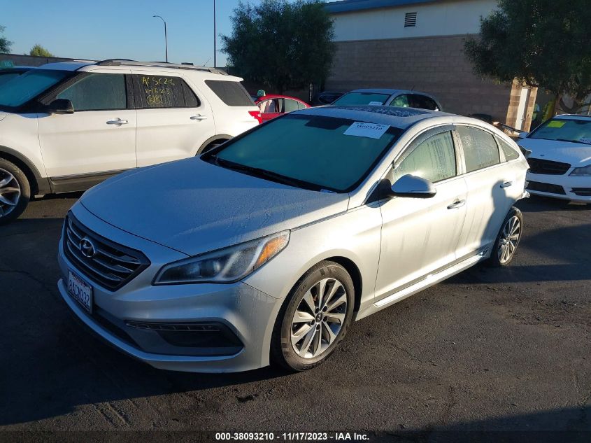 2017 HYUNDAI SONATA SPORT - 5NPE34AF4HH519221