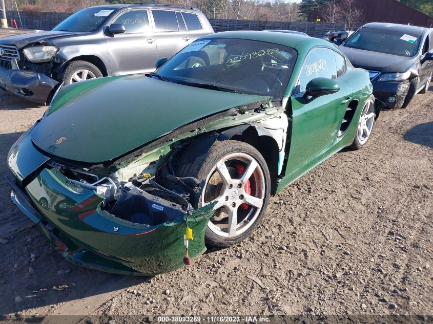 2017 PORSCHE 718 CAYMAN S WP0AB2A82HS286030