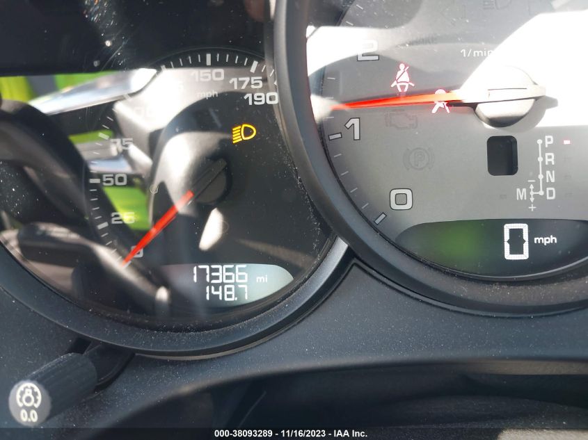 2017 PORSCHE 718 CAYMAN S WP0AB2A82HS286030