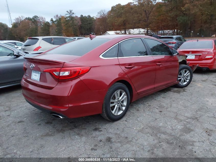 2016 HYUNDAI SONATA SE/SPORT - 5NPE24AF6G8402645