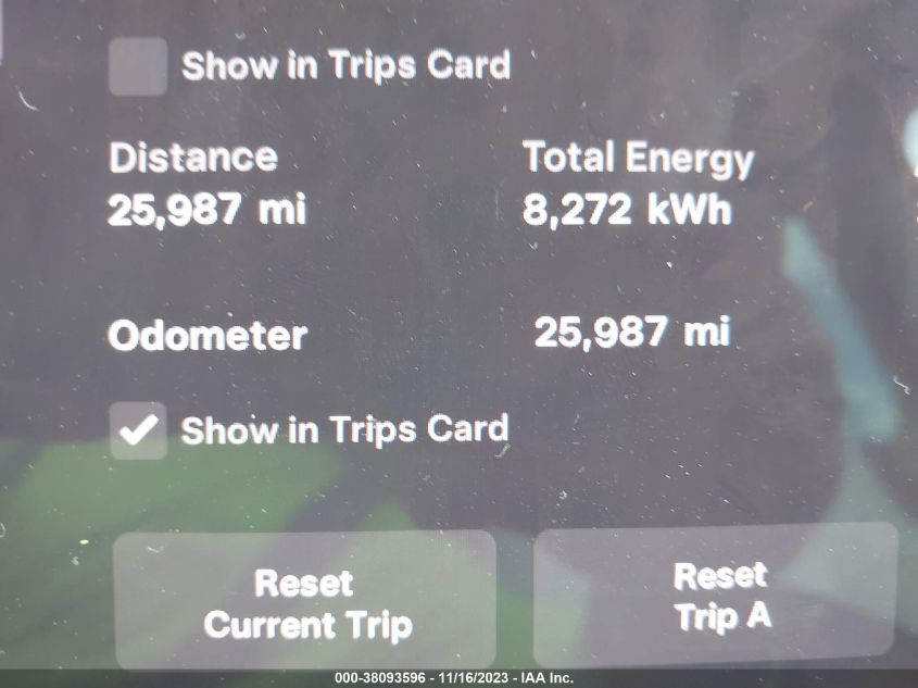 VIN 7SAYGDEF9NF405093 2022 TESLA MODEL Y