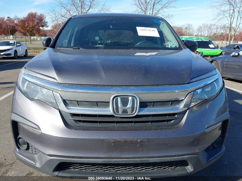 2019 HONDA PILOT LX - 5FNYF6H1XKB083717