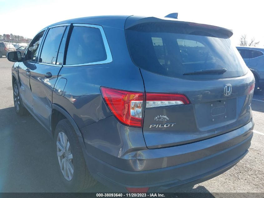 2019 HONDA PILOT LX - 5FNYF6H1XKB083717