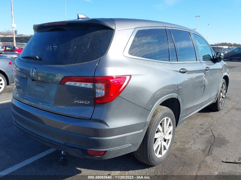 2019 HONDA PILOT LX - 5FNYF6H1XKB083717