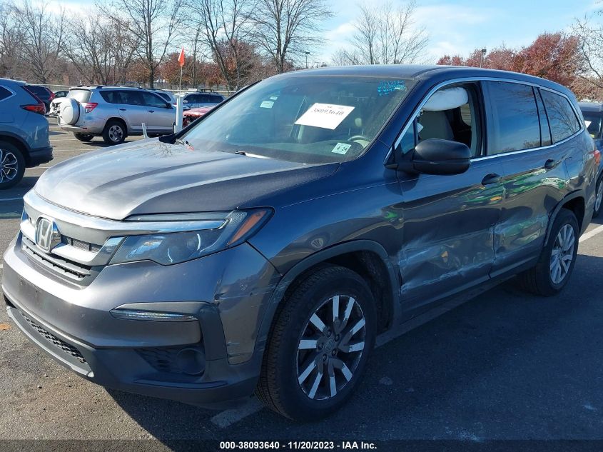 2019 HONDA PILOT LX - 5FNYF6H1XKB083717