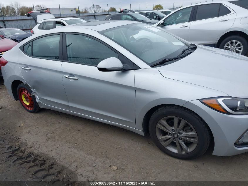 2018 HYUNDAI ELANTRA SEL/VALUE/LIMITED - KMHD84LF8JU577494