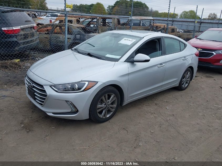 2018 HYUNDAI ELANTRA SEL/VALUE/LIMITED - KMHD84LF8JU577494