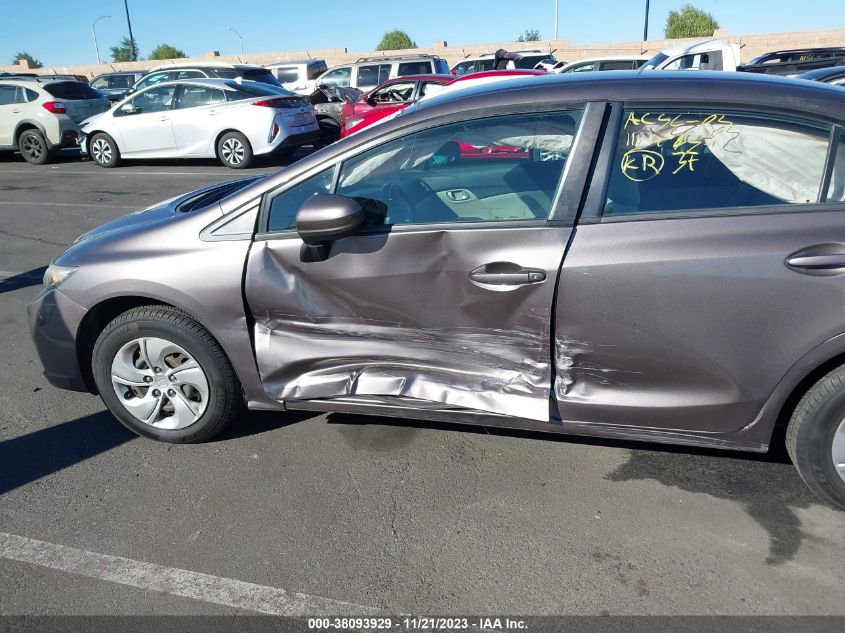 2014 HONDA CIVIC LX - 19XFB2F52EE252737