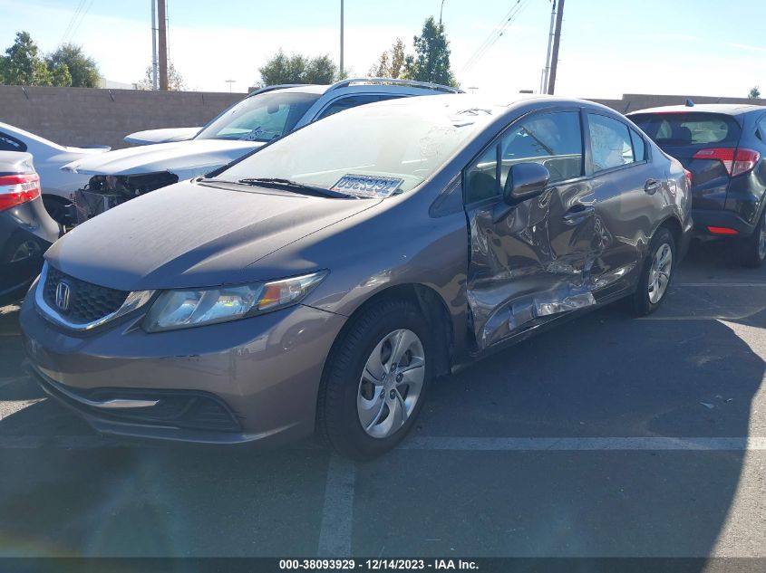 2014 HONDA CIVIC LX - 19XFB2F52EE252737