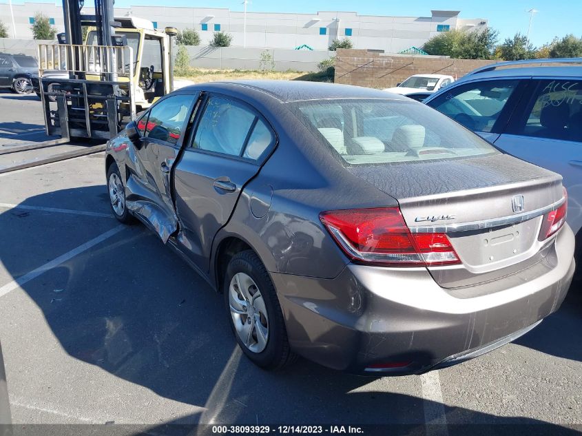 2014 HONDA CIVIC LX - 19XFB2F52EE252737